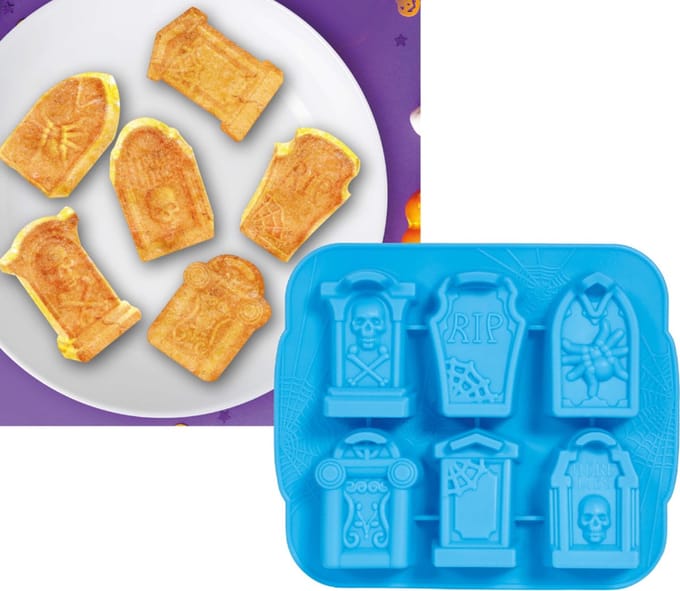 Fiestas Guirca - Siliconen koekjesvorm grafstenen - blauw