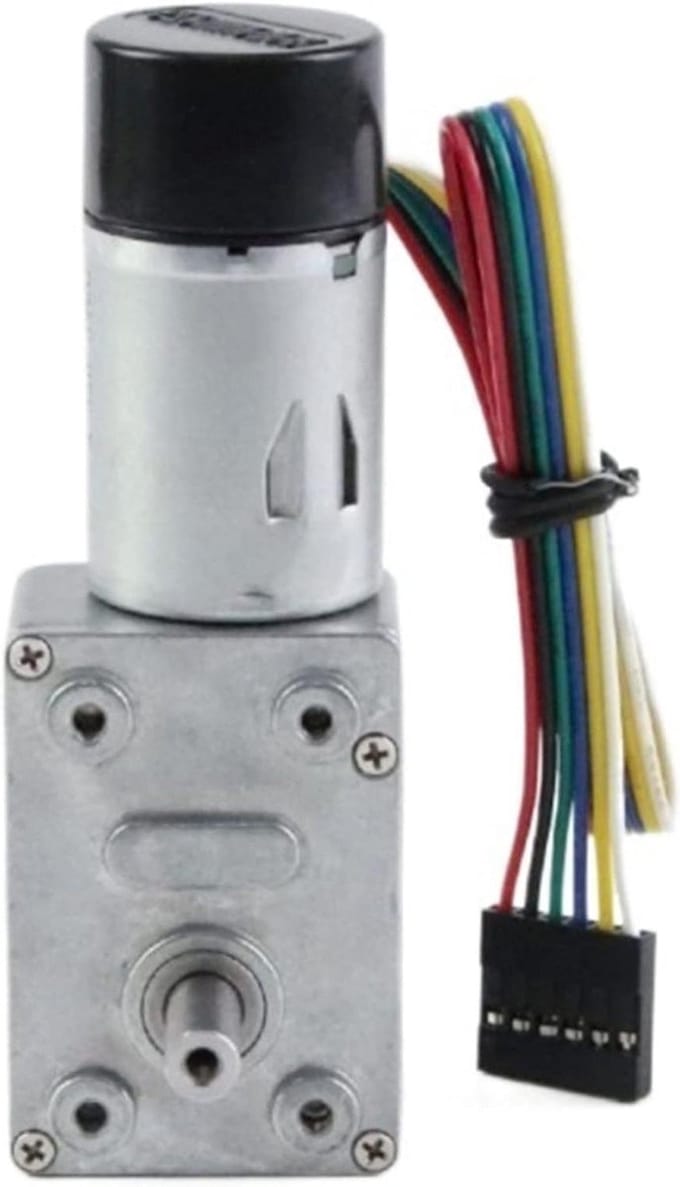 Gelijkstroommotor met encoder - Kleine tandwielmotor - Robotica projecten - Hoog koppel lage snelheid