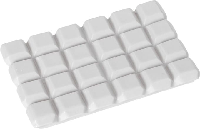 Return to Sender Zeepbakje wit Chocobar - L12 cm - keramiek