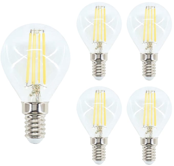 Bemko Premium LED Lamp E14 - vervangt 50W (6W) - 700lm - 2700K Warm Wit - 230V - 5 stuks
