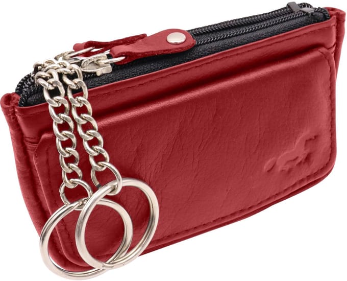 Safekeepers Sleuteltasje / Sleuteletui – Unisex – Echt Leer – Rood