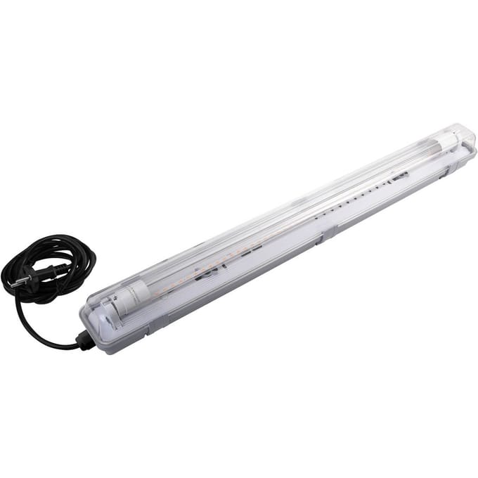 MEGAMAN planten lamp Rocca, breedte 7 cm, 1 x T8, IP65