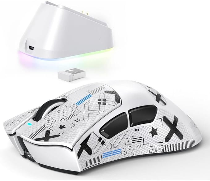 CLVP® Gaming Mouse Wireless - Gamingmuis Draadloos - Computermuis - Ergonomisch