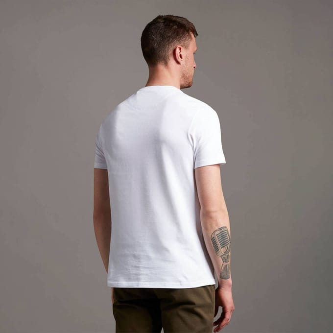 Lyle and Scott T-shirt Wit - Maat S - Heren - Casual T-shirts