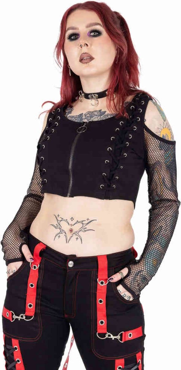 Chemical Black - Ausha Crop top - XL - Zwart