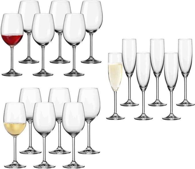 Wein- und Sektgläser Daily Set van 18