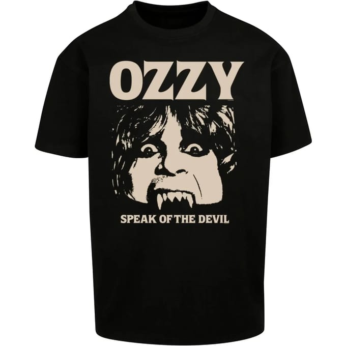 Dikke oversized T-shirt Merchcode Ozzy Osbourne - Speak Of The Devil