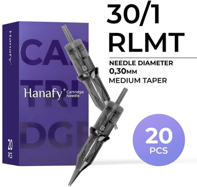 Hanafy PMU Cartridge 30/1 RLMT – 0.30 mm Round Liner (20 pcs)