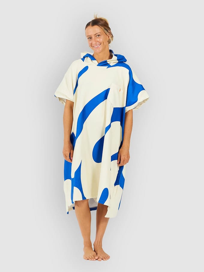 After Splash Surf Poncho blauw