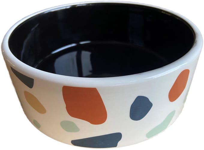 BoDutch Terrazzo Voerbak Hond & Kat – Drinkbak – 800 ml – Ø15 cm – Hondenvoerbak