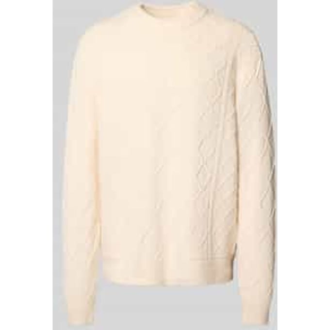 JACK&JONES - JORCAMBRIDGE KNIT CABLE CREW NECK - Heren - Gebreide truien