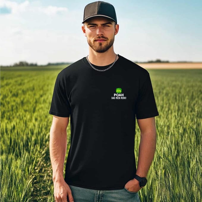 AGRIFANS® POAH Das Mien Merk - Heren T-shirt - S