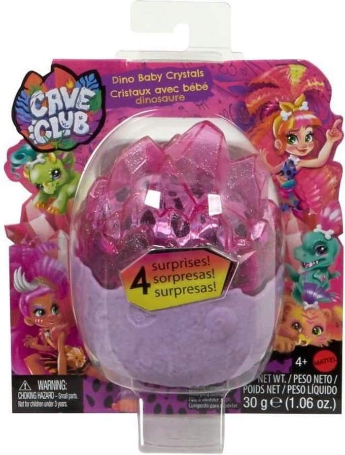Mattel Cave Club - Dino Baby Crystals - Willekeurig model