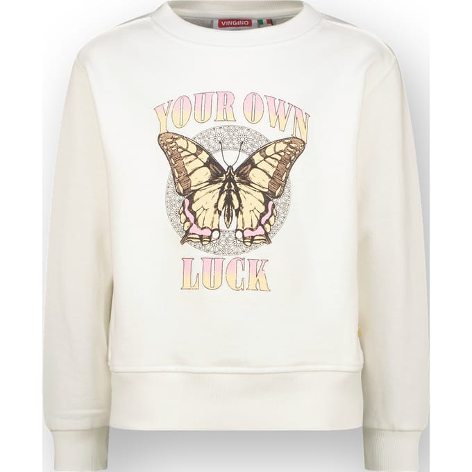 Vingino Nolina Real White Maat: 16 | Truien Outlet | Unisex | Wit