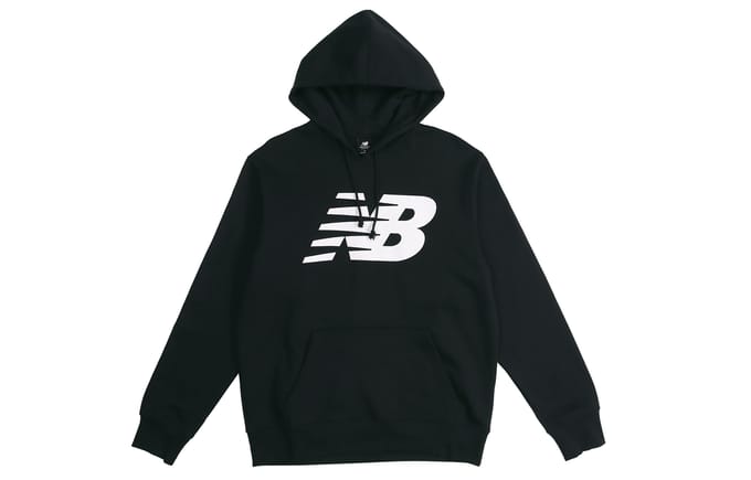 New Balance Sweatshirt Heren Zwart MT83982-BK M gray