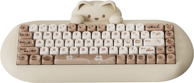 DailySupplies® Mechanical Keyboard - Mechanisch Toetsenbord Gaming - Bruin
