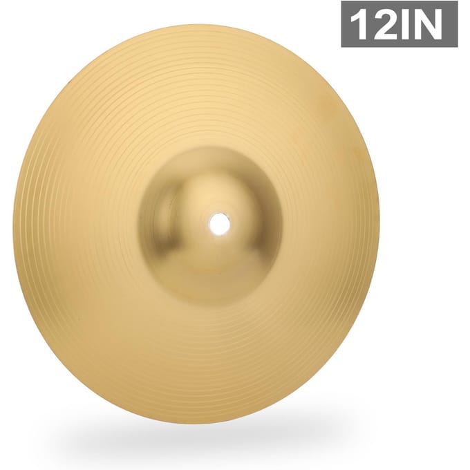 Messing Crash Cymbal Drum Instrument Cymbals Praktische Legering Cymbal voor Percussie Instrumenten 12