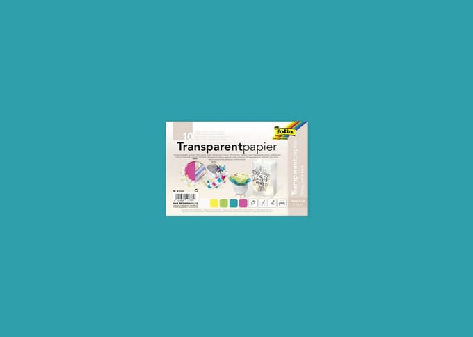 folia transparantpapier ´Candy´, 505 x 700 mm, 115 g/m2, kleuren assorti