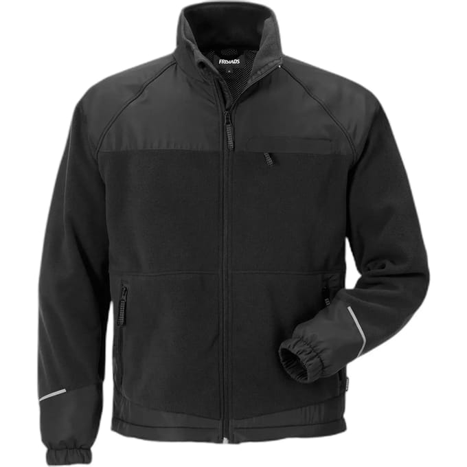 Fristads Winddicht Fleecejack 4411 Fle - Zwart - 3XL