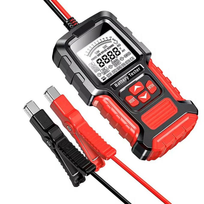 Foxsur FBT200 - Digitale Accutester - LCD 2.7 inch - Kennis Van De Staat - Oplaad- en Starttests