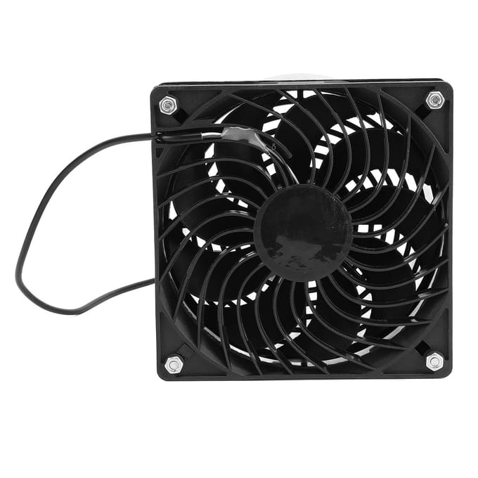 Zonne-afzuigventilatorset 2600RPM 430CFM Efficiënte Koeling Ventilatieset voor Thuis RV Warmhuis