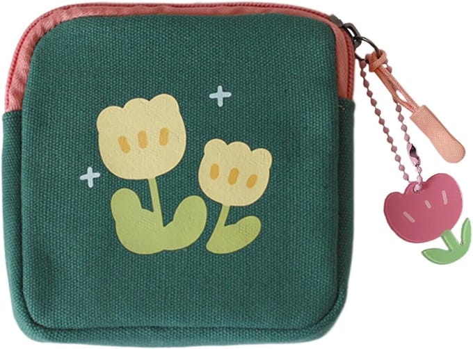 Sanitaire Napkin Pouch - Menstrual Pad Case - Menstruatie Organiseren - Compact en Draagbaar