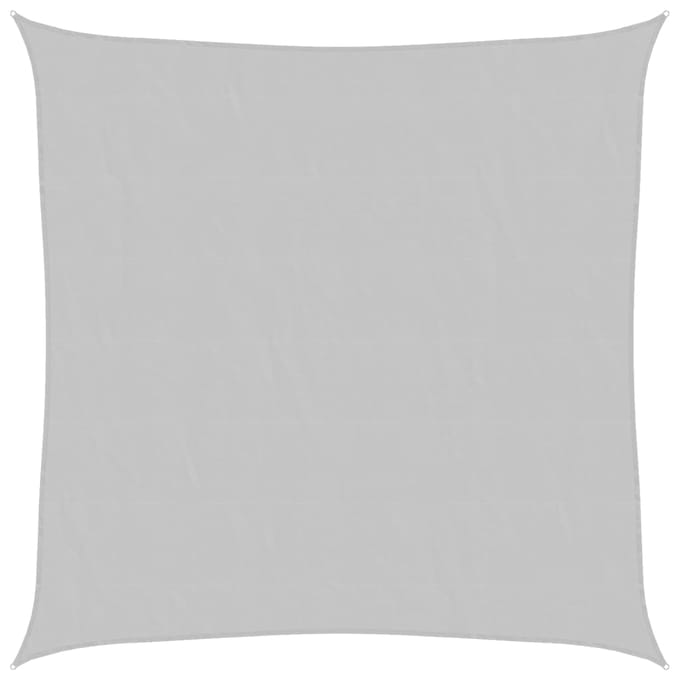 vidaXL - Zonnezeil - 3x3 - m - 100% - polyester - oxford - lichtgrijs