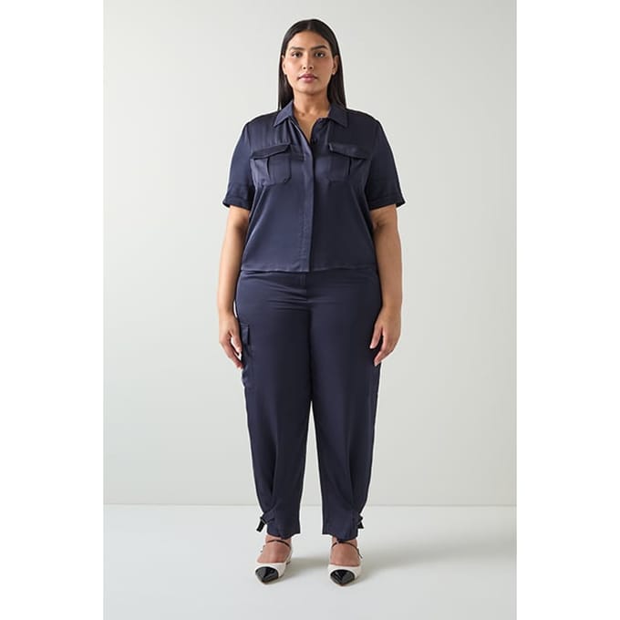 LK Bennett Luna Cargo Pants Midnight Größe: 14 | Cargohosen Outlet | Damen