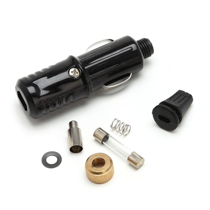 Nieuwe 12/24V 180W Vervangende Auto Stekker DC Adapter Oplader 2pcs black