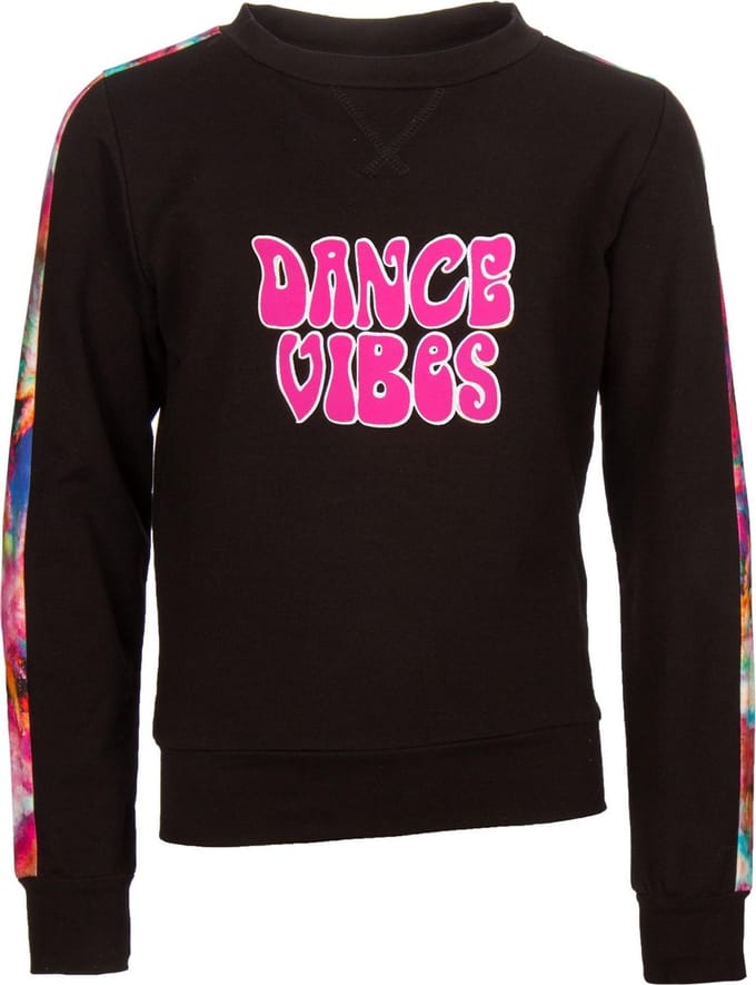 Papillon Sweatshirt Crew Neck Meisjes Katoen Zwart Maat 116