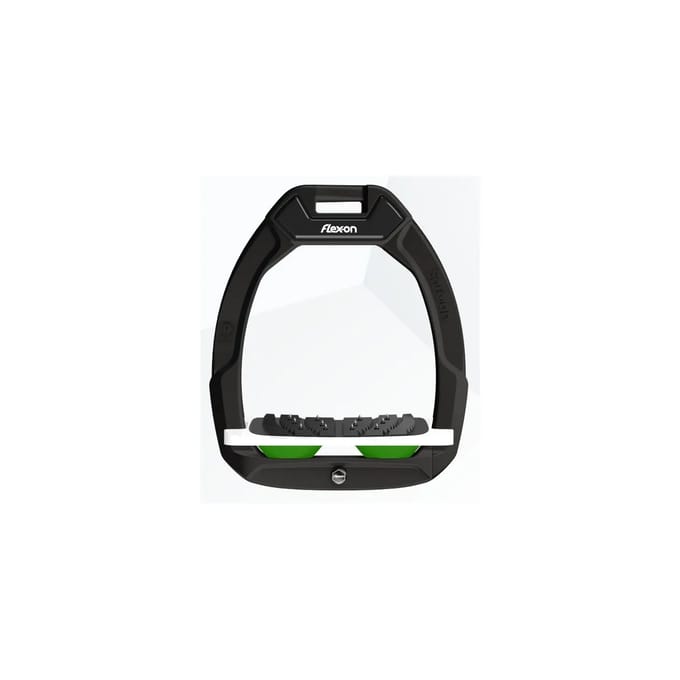 Veiligheidsstijgbeugels Liggend Ultra Grip Zwart/Wit/Groen Flex-On Safe-On