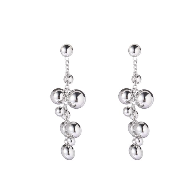 Day&Eve by Go Dutch Label Oorknoppen Ballen Slinger Zilver