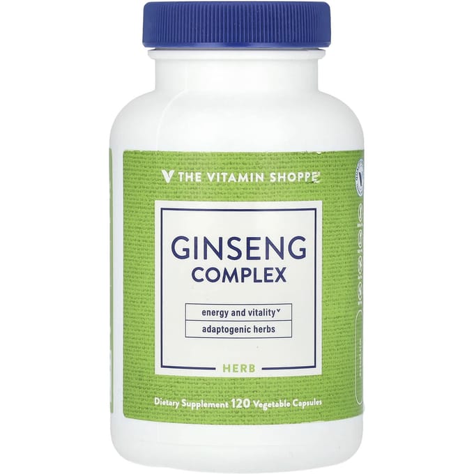 The Vitamin Shoppe, Complexe de Ginseng, 120 Gélules Végétales