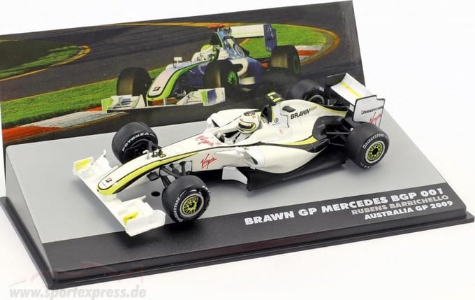 Brawn BGP001 #23 R. Barichello Season 2009