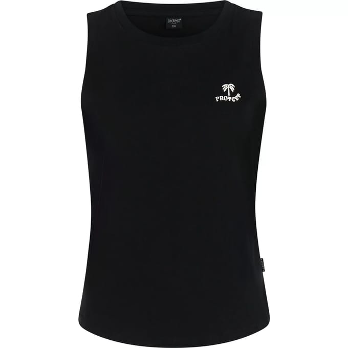 Protest PRTReturn - Singlet Dames - Mouwloos - Ronde hals - Loose fit - Crème