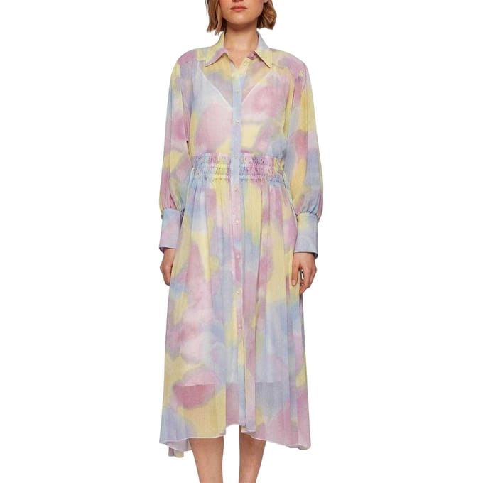 Boss Dames/Dames Midi Overhemd Jurk (Veelkleurig)