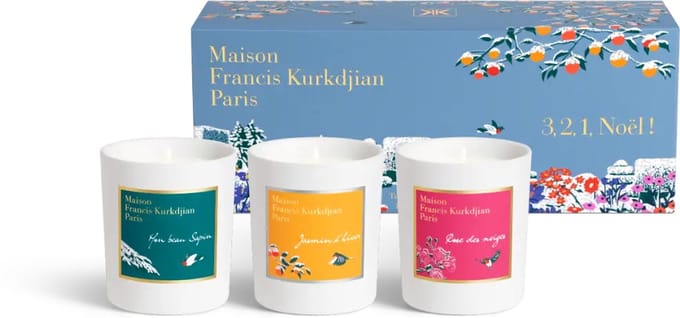 Maison Francis Kurkdjian Paris - 3, 2, 1, Noël! - Drie Geurkaarsen