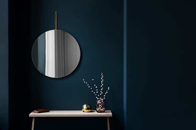 Moebe Wall Mirror - messing - Ø 50