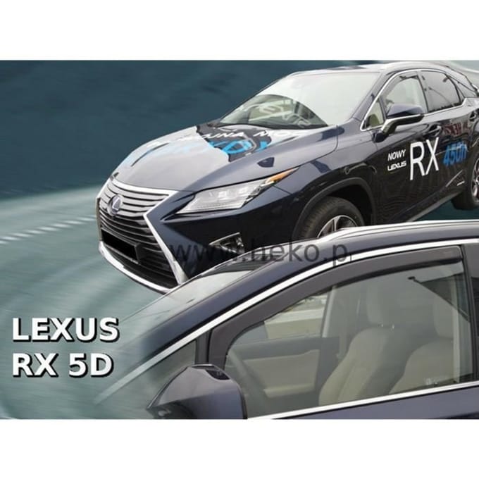 J&J AUTOMOTIVE | Heko Deflecteurs d'air Déflecteurs de Vent Pour Lexus RX 4 5P. Berlina 2015-2022