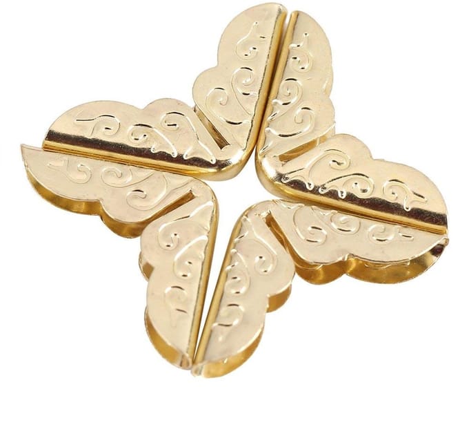 Dailygoods- Hoekbeschermers Brons - 100 Stuks - Scrapbooking