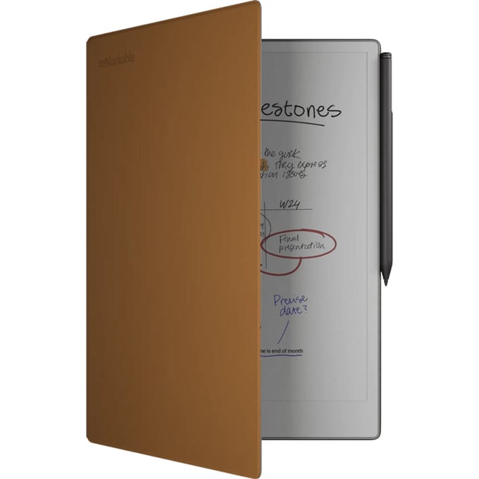 reMarkable Paper Pro Book Folio Bruin Leer