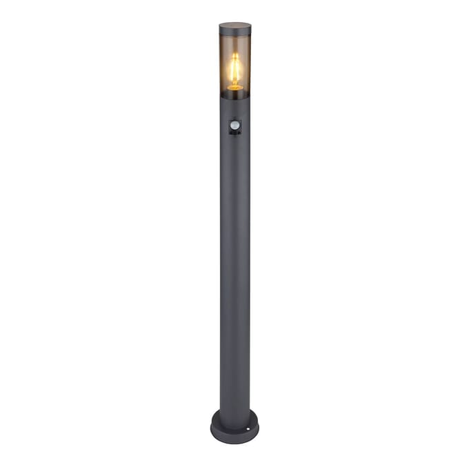 Globo vloerlamp Boston - antraciet - metaal - 12,7 cm - E27 fitting - 3159SAS