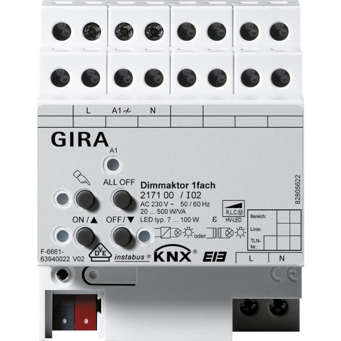 Gira KNX DIN-rail Dimactor-bussysteem - 217100