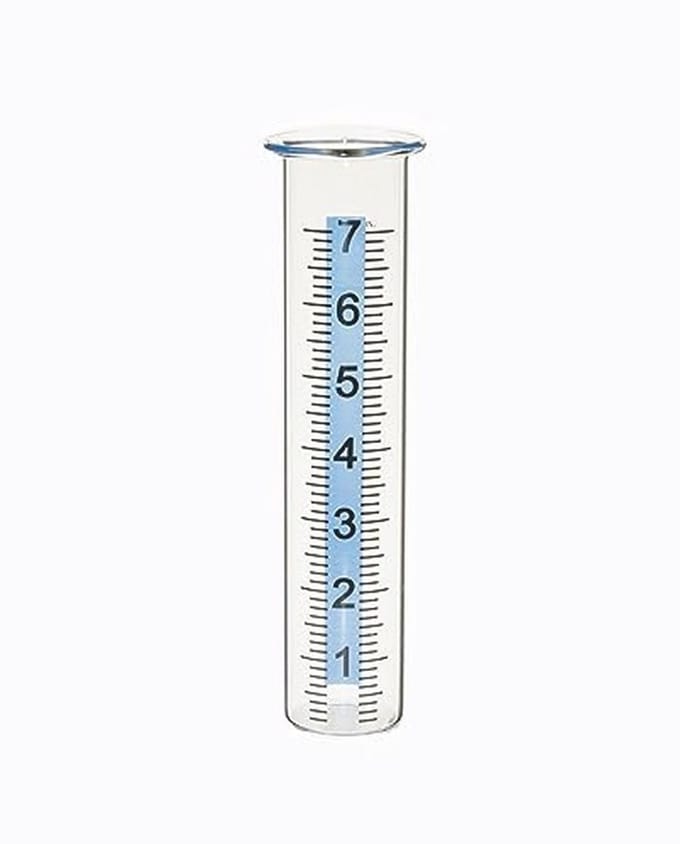 Regenmeter 7 inch voor tuin en terras met groot lettertype en duidelijke schaal