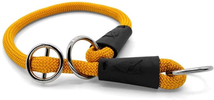 Morso - Half Slip Halsband Hond Regular Rope Gerecycled Gold Goud