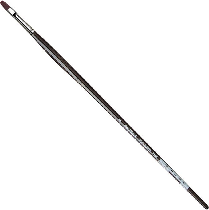 Da Vinci Top Acrylpenseel 7185 Plat Synthetische haren Nr. 4
