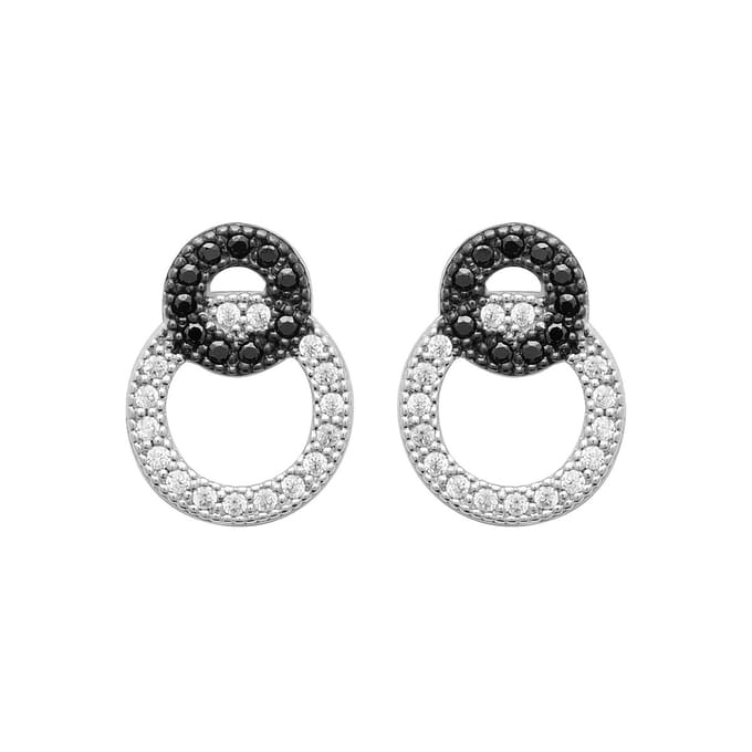 Montebello Oorbellen Canna - 925 Zilver Gerhodineerd - 12x10mm