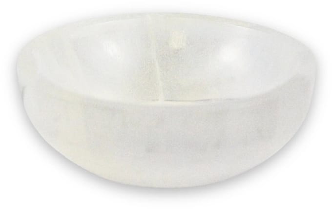 Seleniet oplaadschaal wit 8 cm