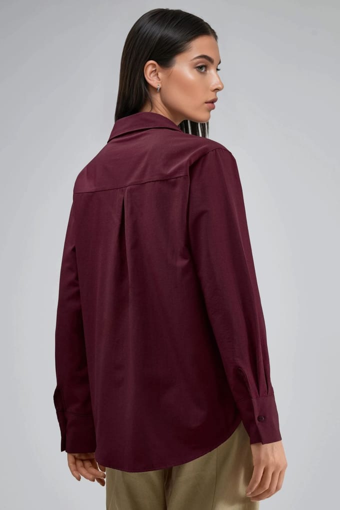Knopsluiting Relaxed Fit Overhemd