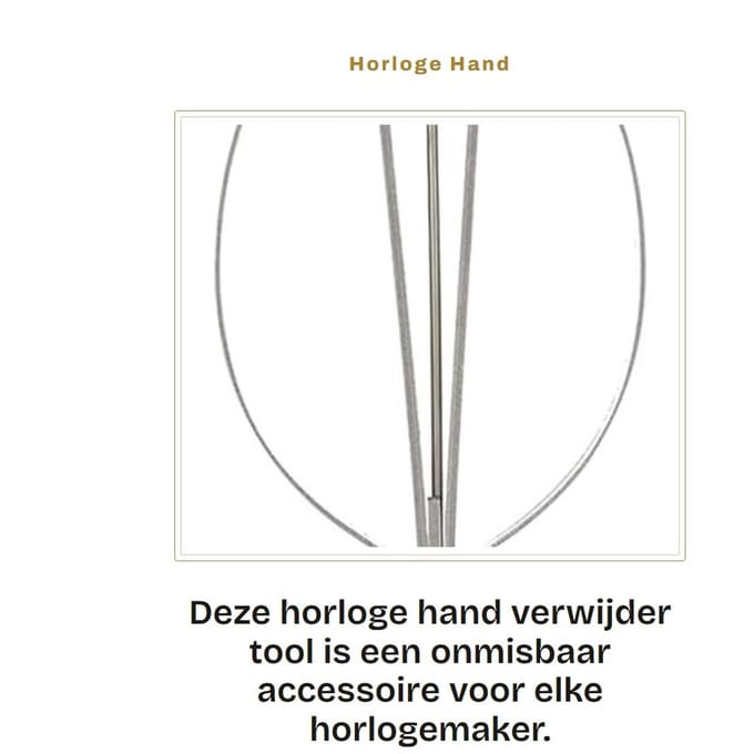 Dailygoods - Horloge Hand Verwijder Tool voor Reparatie